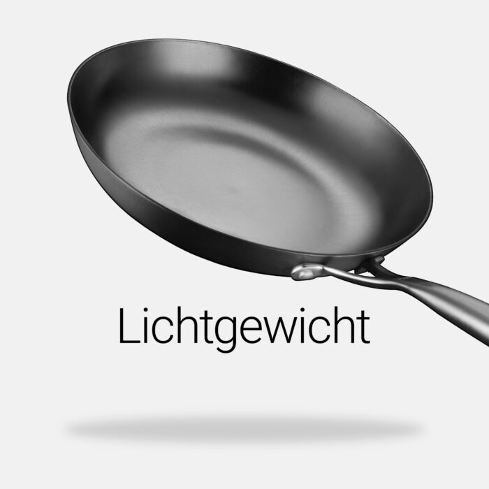 Stahl - Koekenpan Gietijzer Nitride Plus - PFAS Vrij - 20 cm - Afbeelding 3