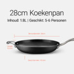 Stahl - Koekenpan Gietijzer Nitride Plus - PFAS Vrij - 28 cm - Afbeelding 8