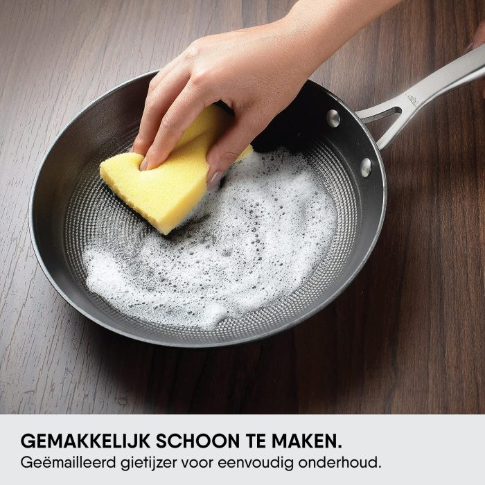 Stahl - Koekenpan Gietijzer Lichtgewicht - 24 cm - Afbeelding 7