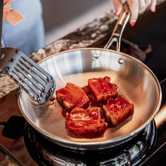 Stahl - Triply Koekenpan - 20 cm - PFAS Vrij - Incl. Deksel - Afbeelding 2